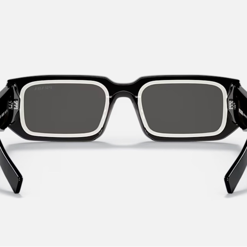 Prada Black rectangular silhouette Geometric Sung… - image 4